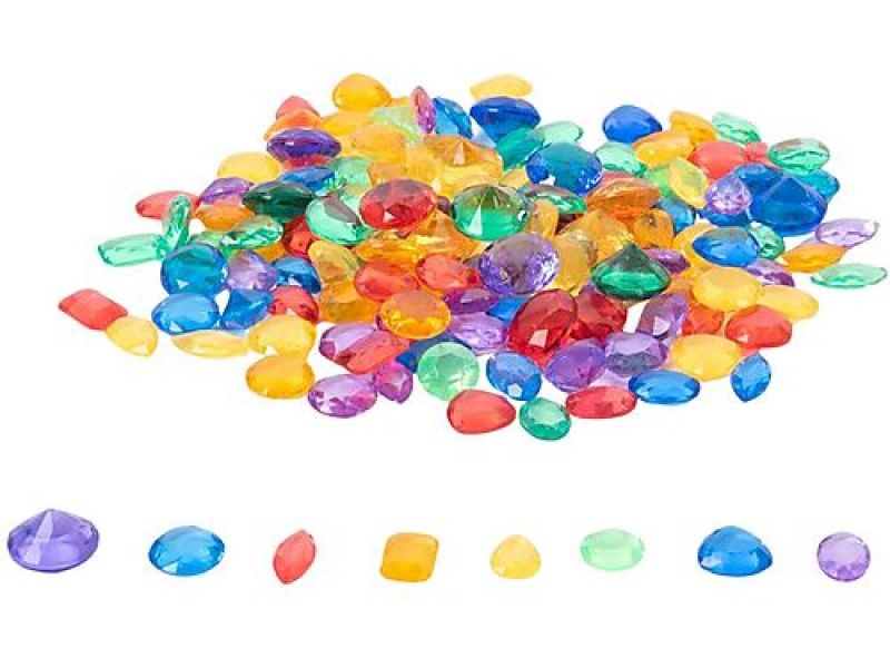 Homepage 41 tickit gioielli traslucidi rosso arancione giallo verde blu viola da 3 anni per lavagna luminosa giochi sensoriali 558938 39206e07